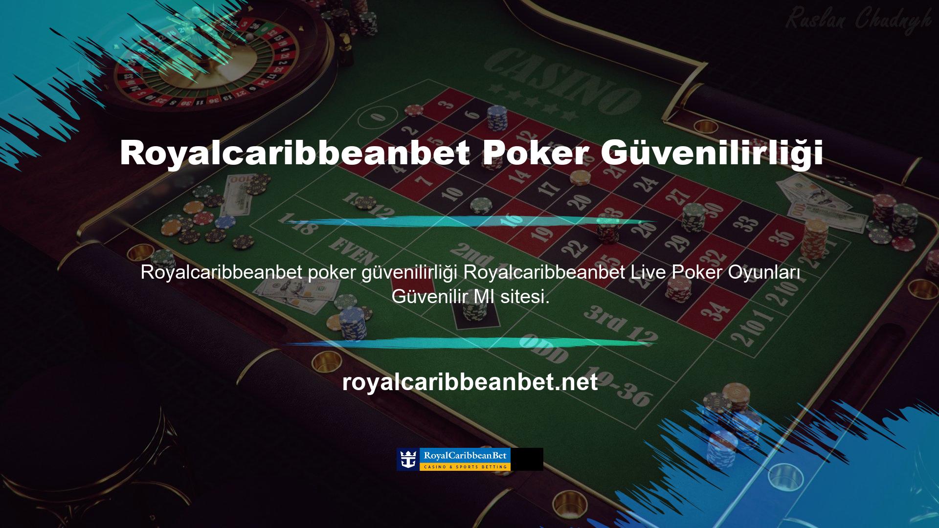 Royalcaribbeanbet oyun ve casino platformları arasında en güvenilir olanlardan biridir